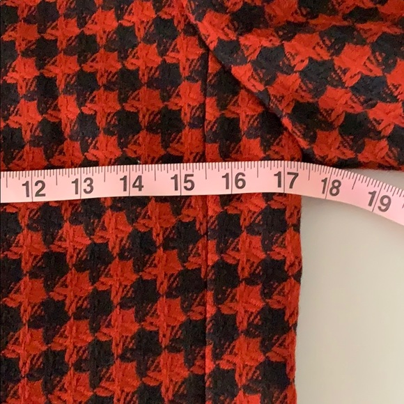 Kasper tweed red black houndstooth jacket blazer - Picture 7 of 7